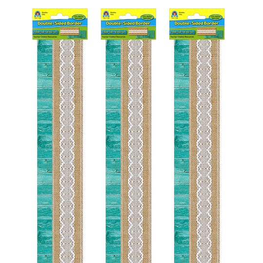 Teacher Created Resources&#xAE; Shabby Chic Double-Sided Border Trim, 108ft.